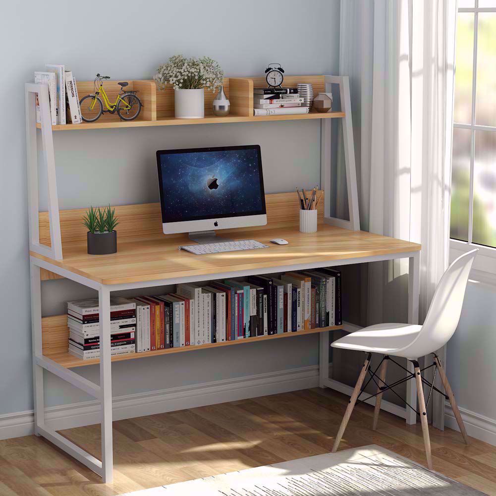 Computer Desk with Hutch